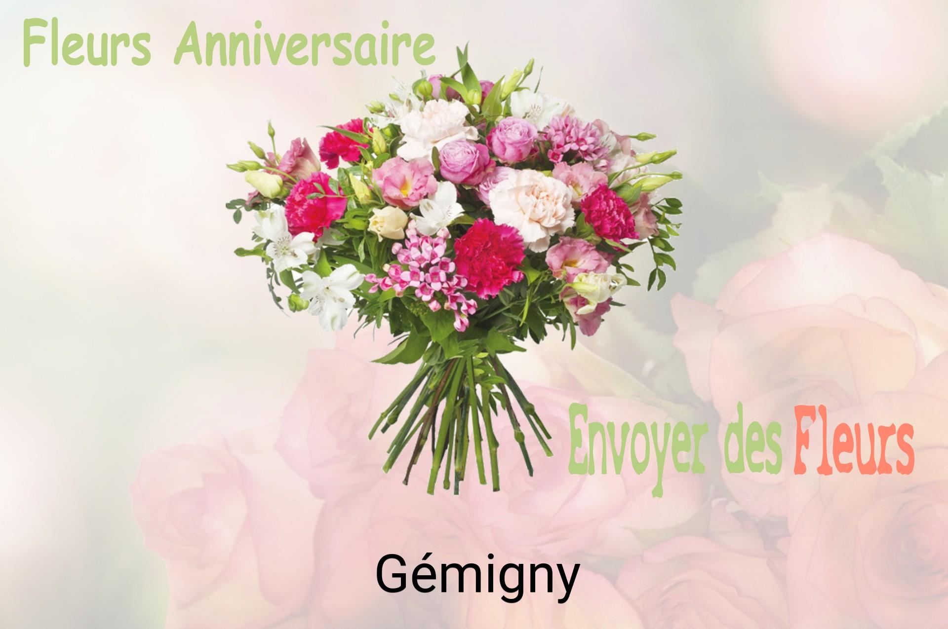 Bouquet de fleurs d’anniversaire livré à Gémigny