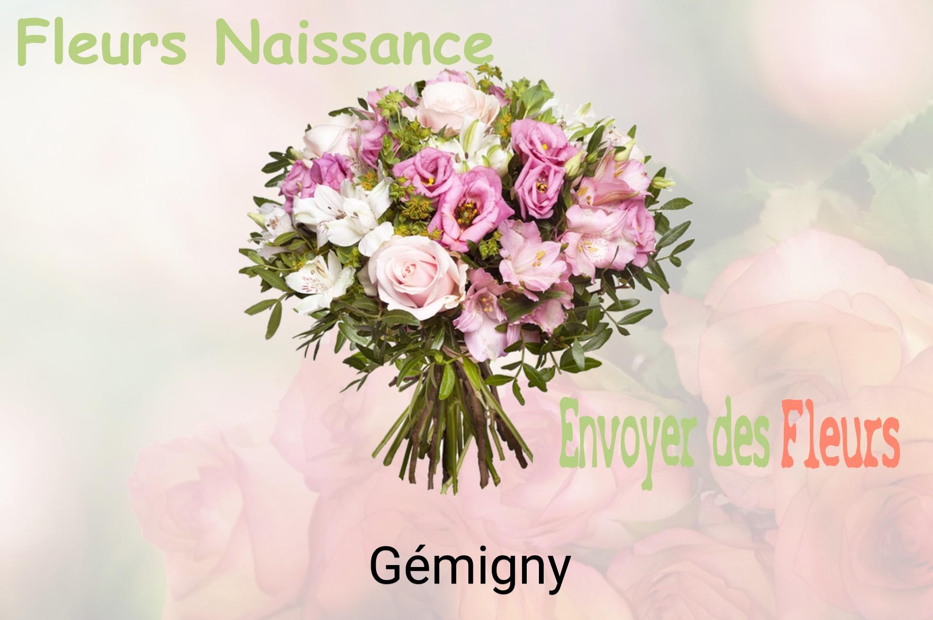 Bouquet de fleurs de naissance livré à Gémigny